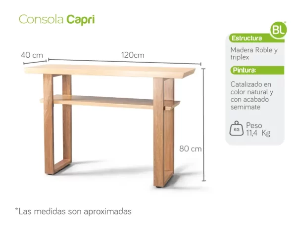 Consola Capri - Imagen 4