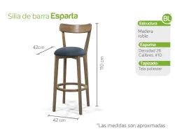 Silla de Barra Esparta