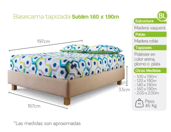 Base Cama Sublim - Imagen 4