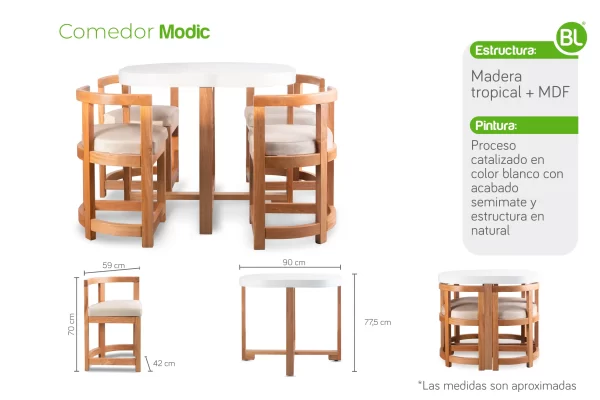 Comedor Modic - Imagen 3