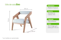 Silla Bao Tapizada