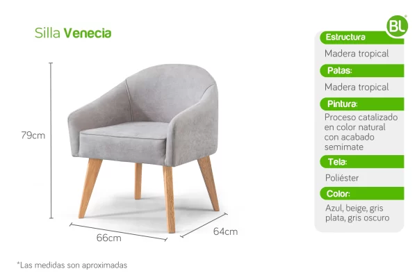 Silla Venecia - Imagen 3
