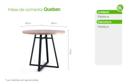Mesa de Comedor Quebec